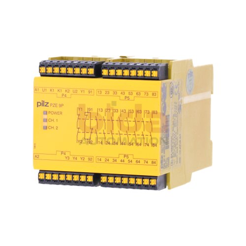Pilz PZE 9P C 24VACDC 8n/o 1n/c (787140) Kontaktblock  Contact block 24VAC 3,5W