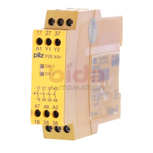 Pilz PZE X4V 3/24VDC 4S (774583) Sicherheitsrelais Safety Relay 24VDC 2W