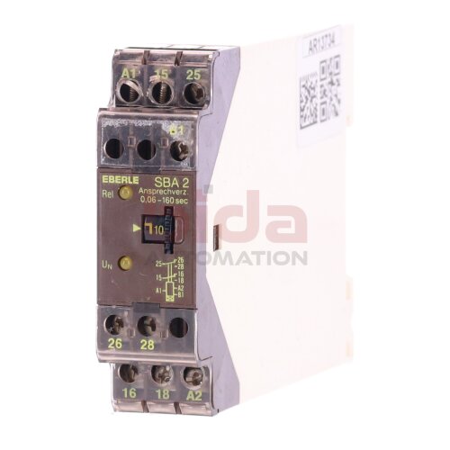 Eberle SBA-2 Nr. 0545 1114 9090 Zeitrelais / Time Relay 220V 24V 8A