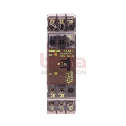 Eberle SBA-2 Nr. 0545 1114 9090 Zeitrelais / Time Relay 220V 24V 8A