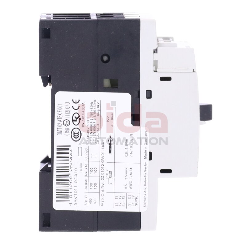 Siemens 3RV1011-0CA10 Leistungsschalter Circuit Breaker