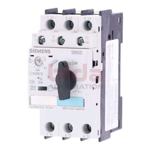 Siemens 3RV1421-0JA10 / 3RV1 421-0JA10 Leistungsschalter Circuit Breaker 1A