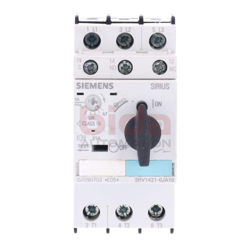 Siemens 3RV1421-0JA10 / 3RV1 421-0JA10 Leistungsschalter Circuit Breaker 1A