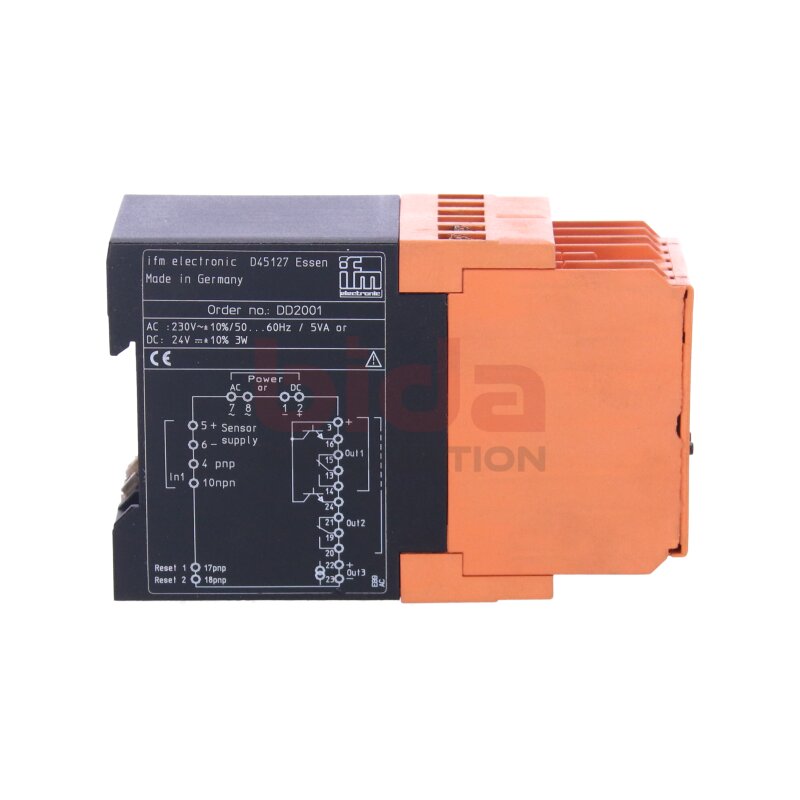 ifm DD2001 Monitor FR-1 Auswertsystem frequency speed impuls 24V