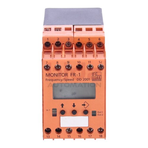 ifm DD2001 Monitor FR-1 Auswertsystem frequency speed impuls 24V