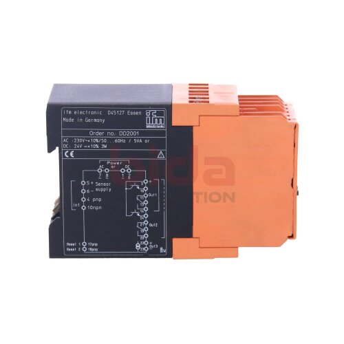 ifm DD2001 Monitor FR-1 Auswertsystem frequency speed impuls 24V