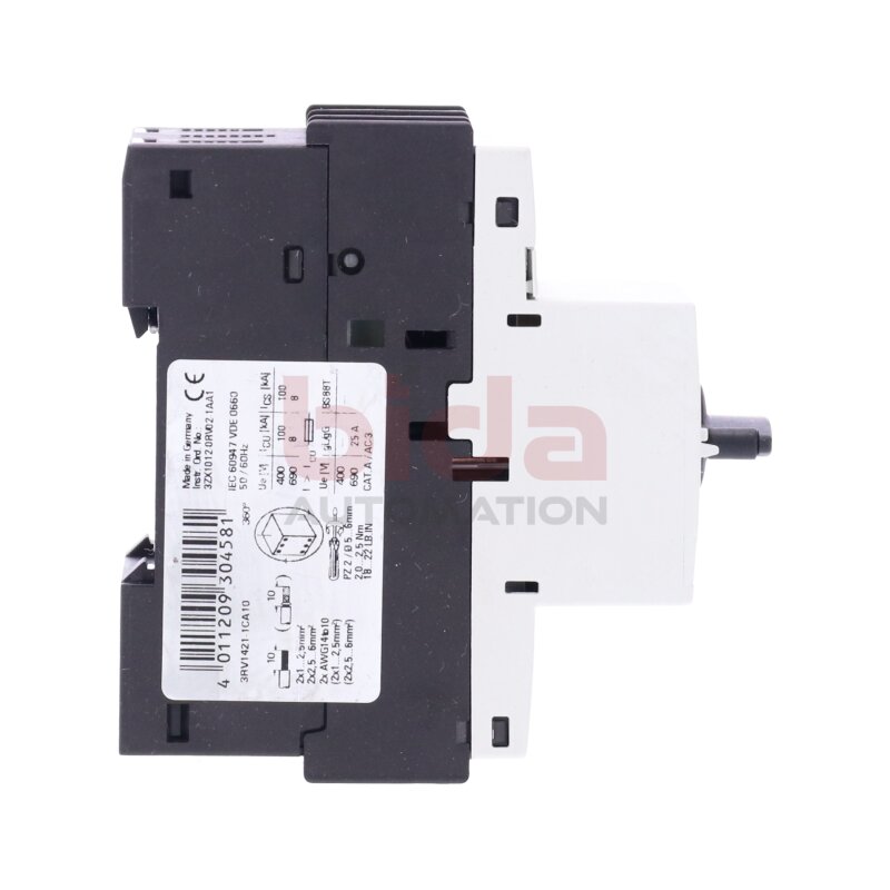 Siemens 3RV1421-1CA10 Leistungsschalter Circuit Breaker  2,5A