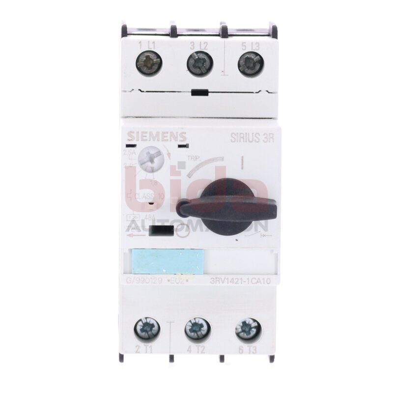 Siemens 3RV1421-1CA10 Leistungsschalter Circuit Breaker  2,5A