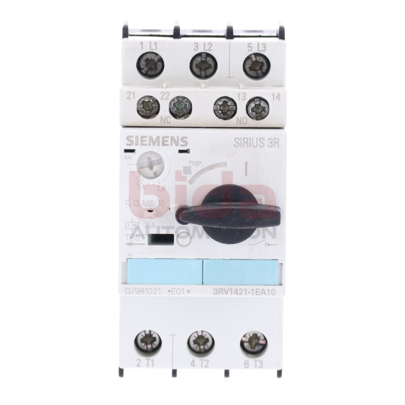 Siemens 3RV1421-1EA10 Leistungsschalter Circuit Breaker 4A