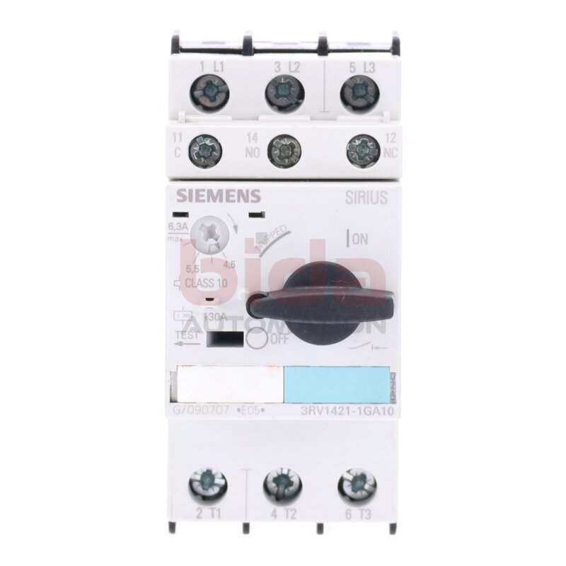 Siemens 3RV1421-1GA10 / 3RV1 421-1GA10 Leistungsschalter Circuit Breaker 6,3A