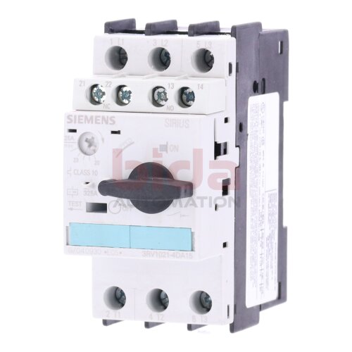 Siemens 3RV1021-4DA15 / 3RV1 021-4DA15 Leistungsschalter Circuit Breaker 25A