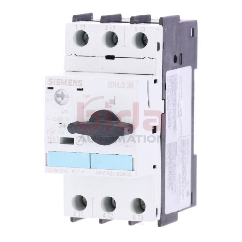 Siemens 3RV1421-0GA10 / 3RV1 421-0GA10 Leistungsschalter Circuit Breaker 0,63A