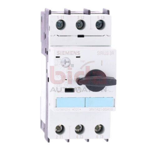 Siemens 3RV1421-0GA10 / 3RV1 421-0GA10 Leistungsschalter Circuit Breaker 0,63A