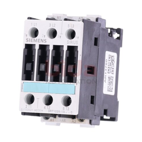 Siemens 3RT1025-1AL20 Leistungssch&uuml;tz Power Contactor 230V 40A 690A