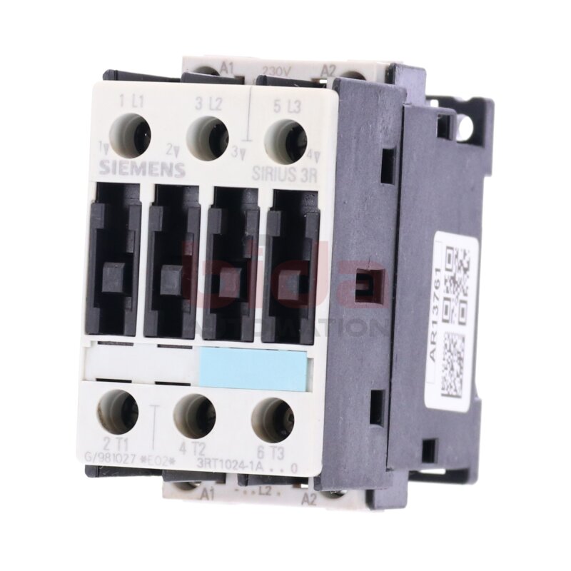 Siemens 3RT1024-1AL20 (3RT1024-1A..0) Leistungssch&uuml;tz Power Contactor 230V 40A 690V