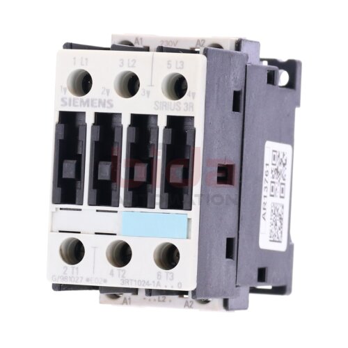 Siemens 3RT1024-1AL20 (3RT1024-1A..0) Leistungssch&uuml;tz Power Contactor 230V 40A 690V
