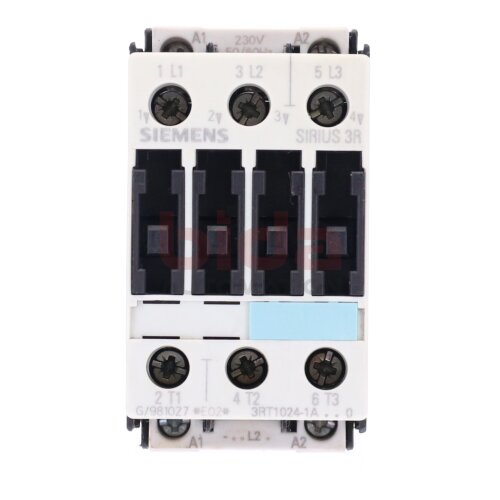 Siemens 3RT1024-1AL20 (3RT1024-1A..0) Leistungssch&uuml;tz Power Contactor 230V 40A 690V