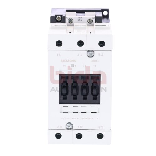 Siemens 3RT1044-1AP04 (3RT1044-1A..4) Leistungssch&uuml;tz Power Contactor 230V 100A 1000V