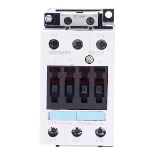 Siemens 3RT1035-1BB40 (3RT1035-1B..0) Leistungssch&uuml;tz Power Contactor 24V 60A 690V