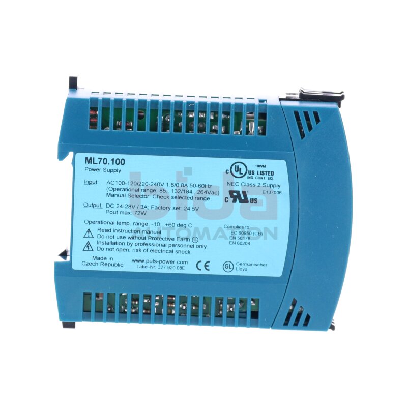 Puls ML70.100 Hutschienen Netzteil Top-hat rail power supply