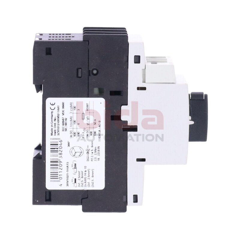 Siemens 3RV1021-1HA15 / 3RV1 021-1HA15 Leistungsschalter / Circuit Breaker 690V 50A