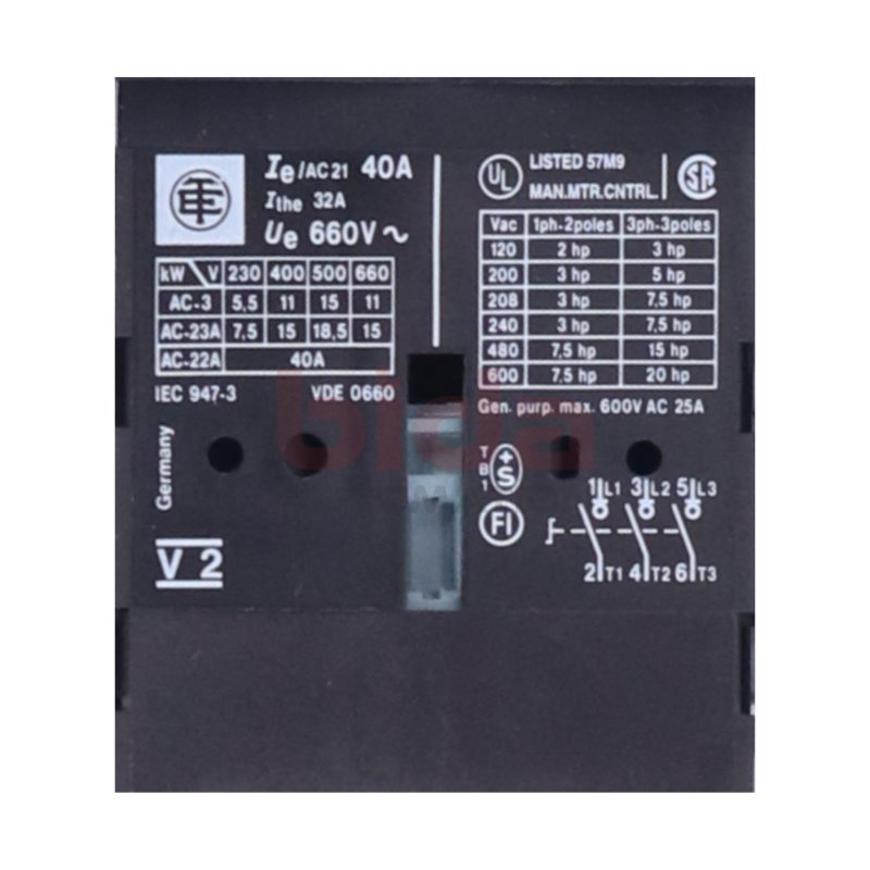 Telemecanique V2 Lasttrennschalter / Switch disconnector 40A 660V
