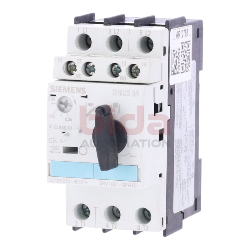 Siemens 3RV1021-0FA15 / 3RV1 021-0FA15 Leistungsschalter / Circuit Breaker 690V 10A
