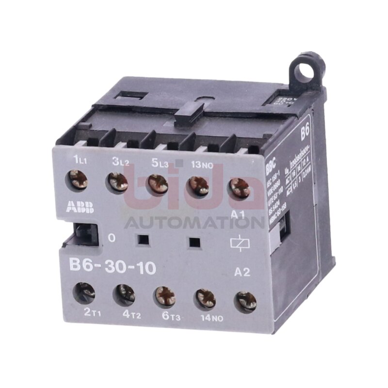 ABB B6-30-10 Leistungssch&uuml;tz / Power Contactor 220V 12A