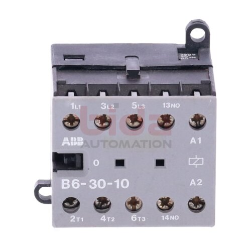 ABB B6-30-10 Leistungssch&uuml;tz / Power Contactor 220V 12A