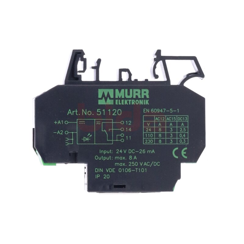 Murrelektronik 51120 Ausgangsrelais / Output relay 24VDC 8A 250VAC
