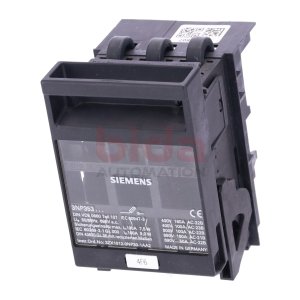 Siemens 3NP353 Lasttrennschalter / Switch disconnector...