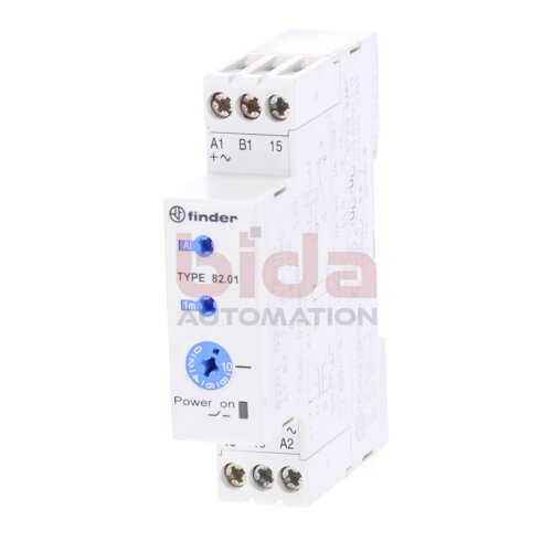 Finder 8201 0240 0000 Zeitrelais / Time Relay 24-240 VAC 24-48VDC