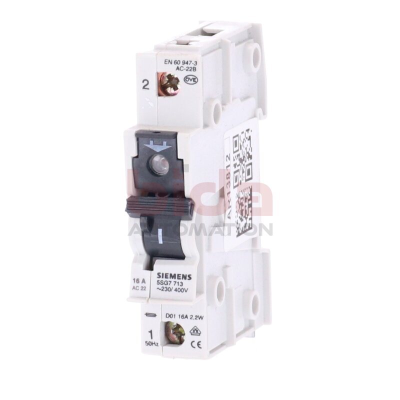 Siemens 5SG7 713 16A/230/400V 2,2W Lasttrennschalter / Switch disconnector