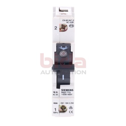 Siemens 5SG7 713 16A/230/400V 2,2W Lasttrennschalter / Switch disconnector