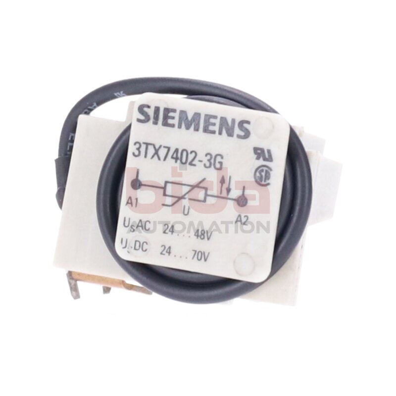Siemens 3TX7402-3G / 3TX7 402-3G &Uuml;berspannungsbegrenzer / Surge Suppressor 24-48V