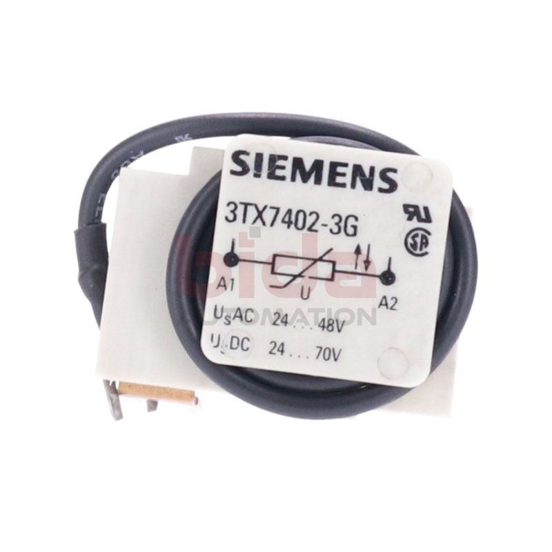 Siemens 3TX7402-3G &Uuml;berspannungsbegrenzer / Surge Suppressor 24-48V
