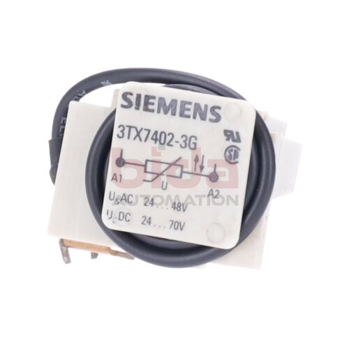 Siemens 3TX7402-3G / 3TX7 402-3G &Uuml;berspannungsbegrenzer / Surge Suppressor 24-48V
