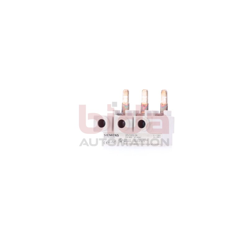 Siemens 3RV1935-5A 3-Phasen-Einspeiseklemme / 3-phase feed-in terminal  108A 690V