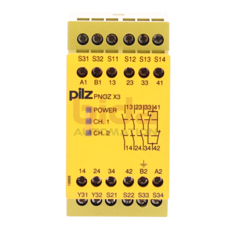 Siemens PNOZ X3 3S 1&Ouml; (774310) Sicherheitsrelais / Safety Relay  24VAC 24VDC 2,5W 6A