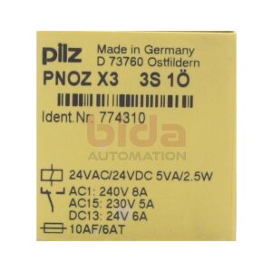 Siemens PNOZ X3 3S 1Ö (774310) Sicherheitsrelais /...