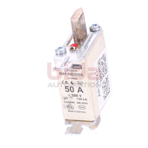 Protec Class NH-00/000 (370650) 50A-500V Sicherungseinsatz / fuse insert