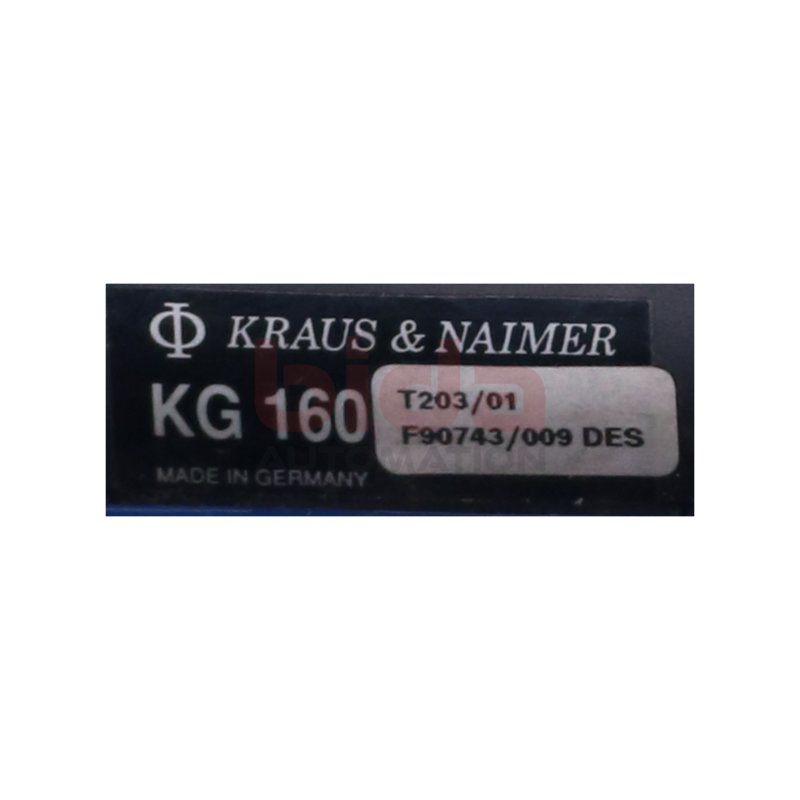 Kraus &amp; Naimer KG160 Lasttrennschalter / Switch disconnector 160A  600VAC