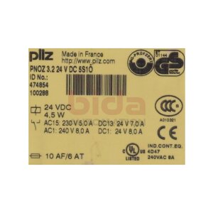 Pilz PNOZ 3.2 24VDC 5S 1Ö (474854) Sicherheitsrelais...