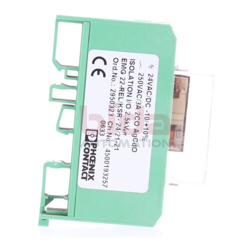 Phoenix Contact EMG 22-REL/KSR-24/21-21 (2950323) Relais / Relay 24VAC 250VAC 3A