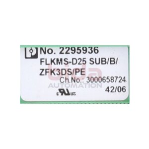 Phoenix Contact FLKMS-D25 SUB/B/ZFK3DS/PE (2295936)...