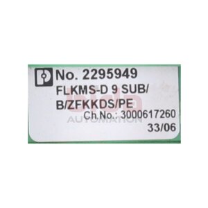 Phoenix Contact FLKMS-D9 SUB/B/ZFKKDS/PE (2295949)...