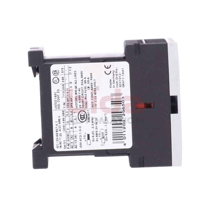 Siemens 3RT1016-2BB41 / 3RT1 016-2BB41 Leistungsschalter / Circuit Breaker  24V 690V 60A