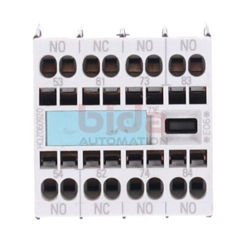 Siemens 3RH1911-2GA31 Hilfsschalterblock / Auxiliary Switch Block 690V 10A