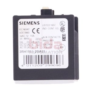 Siemens 3RH1911-2GA31 Hilfsschalterblock / Auxiliary...