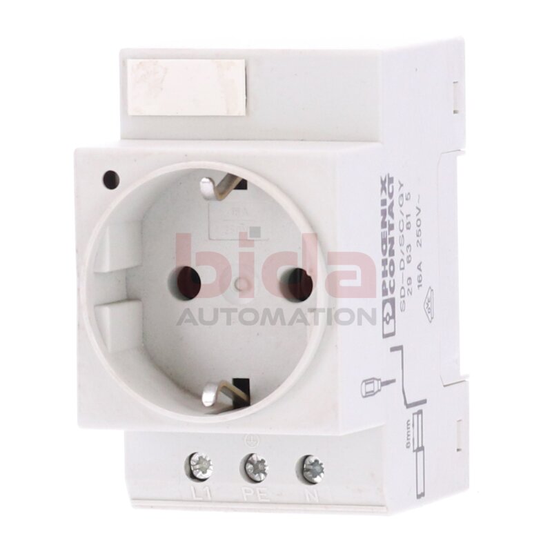 Phoenix Contact SD-D/SC/GY (2963815) Steckdose / Socket 250V 16A